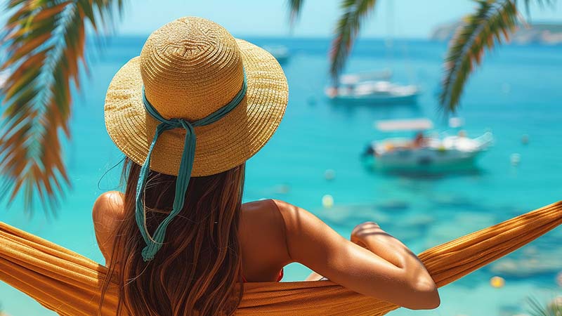 Mujer mirando el mar